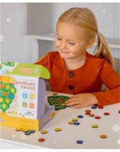 Сортер Sima-Land Радуга Кидс Елочка нарядная с карточками / 9406918 Sima-land