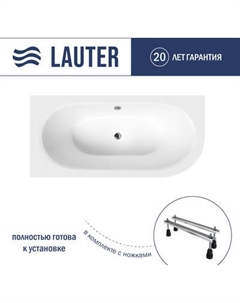 Ванна акриловая Lauter Bliss 170 L / 21201071L