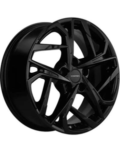 Литой диск Khomen KHW1716 Forester 17x7" 5x114.3мм DIA 56.1мм ET 48мм Black