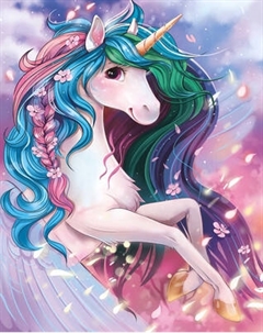 Набор алмазной вышивки Феникс+ Радужный единорог / 65541 Feniks