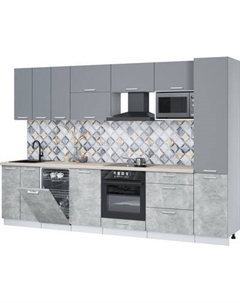 Кухонный гарнитур Интерлиния Мила Лайт 3.1-ПМ4