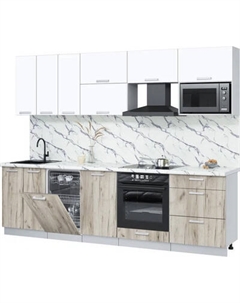 Кухонный гарнитур Интерлиния Мила Лайт 2.7-ПМ4