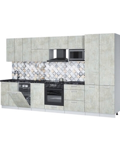 Кухонный гарнитур Интерлиния Мила Лайт 3.5-ПМ4