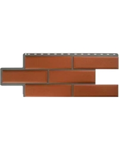 Сайдинг Альта-профиль Камень Венецианский терракотовый