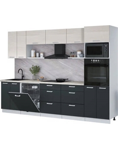 Кухонный гарнитур Интерлиния Мила Лайт 3.0-ПМ1