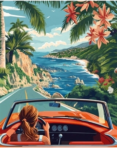 Набор алмазной вышивки Феникс+ Поездка на море / 71424 Feniks