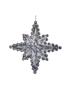 Елочная игрушка Erich Krause Decor Снежинка морозный узор / 53459 Erich krause