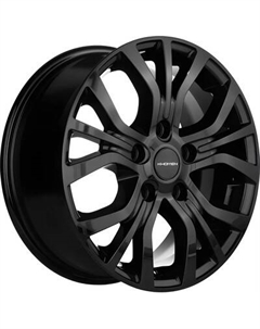 Литой диск Khomen KHW1608 Opel Zafira 16x6.5" 5x110мм DIA 65.1мм ET 43мм Black