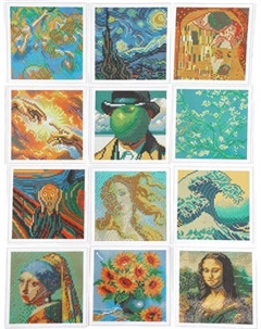 Набор алмазной вышивки Школа талантов Шедевры искусства / 10653496