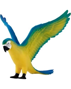 Фигурка коллекционная Konik Голубой попугай Ара AMF1134