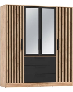 Шкаф Олмеко Вегас 4-х дверный с зеркалом 83.07