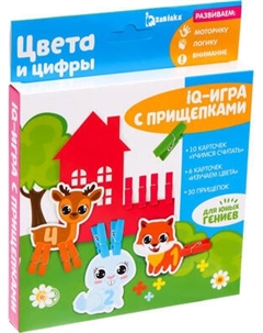 Развивающая игра Zabiaka Цвета и цифры / 3734796