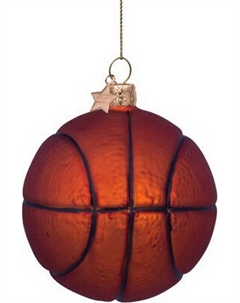 Шар новогодний Vondels Баскетбольный мяч / 2222620090010