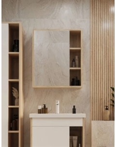 Шкаф с зеркалом для ванной Mixline Милтон-60 / 557615