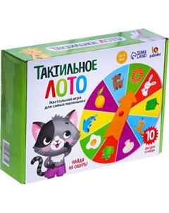Развивающая игра Zabiaka Тактильное лото. Животные и продукты / 4348869