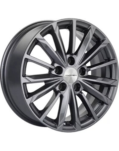 Литой диск Khomen KHW1611 Passat 16x6.5" 5x112мм DIA 57.1мм ET 41мм Gray