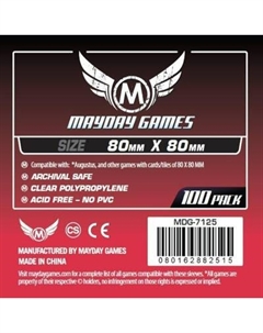 Набор протекторов для игровых карточек Mayday Games Square / MDG-7125 Mayday games