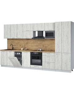 Кухонный гарнитур Интерлиния Мила Лайт 3.6-ПМ4