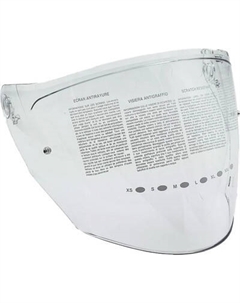 Визор для мотошлема KYT Ttr-Jet Clear / YATJ0VT0 Kyt