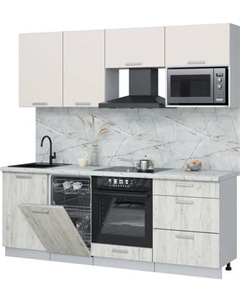 Кухонный гарнитур Интерлиния Мила Лайт 2.15-ПМ4