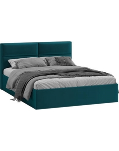 Двуспальная кровать ТриЯ Глосс универсальная с ПМ Тип 1 180x200 и заглушиной Трия