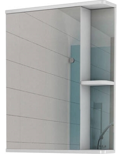 Шкаф с зеркалом для ванной Айсберг Норма 1-60