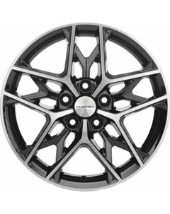 Литой диск Khomen KHW1709 Optima 17x7" 5x114.3мм DIA 67.1мм ET 50мм Black FP