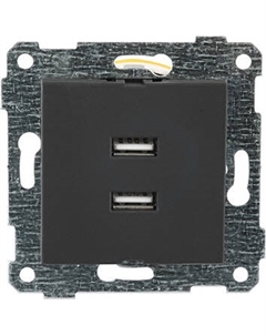 Розетка Mutlusan Rita 2xUSB Type-A 2200-449-0184