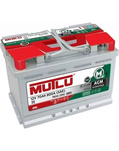 Автомобильный аккумулятор Mutlu AGM 70R L3