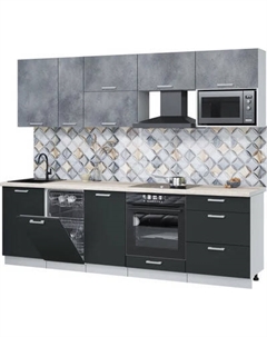 Кухонный гарнитур Интерлиния Мила Лайт 2.6-ПМ4