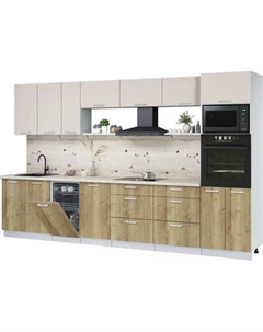 Кухонный гарнитур Интерлиния Мила Лайт 3.5-ПМ3