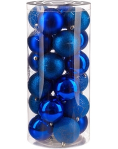 Набор шаров новогодних Ausini VT25-04021-4