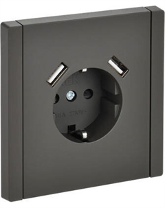 Розетка IEK Forte&Piano FP-R14-16-U21-D31-K03 Iek
