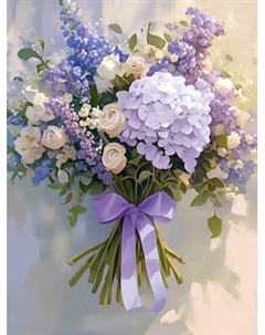 Набор алмазной вышивки Феникс+ Букет в лиловых тонах / 71366 Feniks