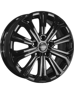 Литой диск Khomen KHW1610 Octavia 16x6.5" 5x112мм DIA 57.1мм ET 50мм Black
