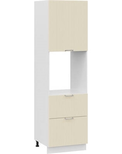 Шкаф-пенал кухонный ТриЯ Кимберли 1П6Я2 с одной дверью и двумя ящиками Трия