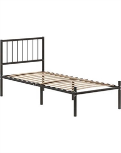 Односпальная кровать Домаклево Металика В4 80x190