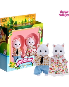 Набор фигурок коллекционных Happy Valley Крошики. Счастливая семья Котики / 4410298 Happy valley