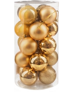 Набор шаров новогодних Ausini VT25-04007-1