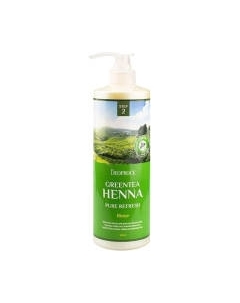 Бальзам для волос Deoproce Rinse Green tea Henna Pure Refresh