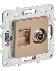 Розетка IEK Skandy SK-AK20-2-K98 Iek