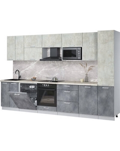 Кухонный гарнитур Интерлиния Мила Лайт 3.3-ПМ2