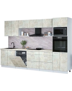 Кухонный гарнитур Интерлиния Мила Лайт 3.2-ПМ1