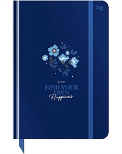 Ежедневник BG Flowery. Blue А5 / DuА5_64361 Bg