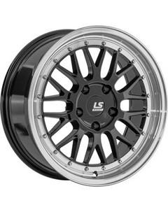 Литой диск LS wheels FlowForming RC102 17x8" 5x120мм DIA 72.6мм ET 30мм BKL Ls wheels