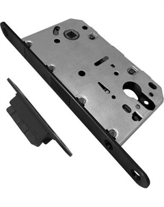 Защелка врезная с фиксацией Trodos CX410B-85ET/M BL магнит