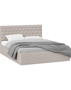 Полуторная кровать ТриЯ Порто Универсальная с ПМ 140x200 и заглушиной Трия