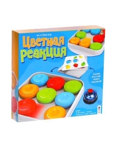 Развивающая игра Лас Играс Цветная реакция / 6885499 Лас играс