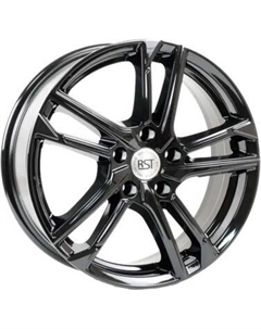 Литой диск RST Wheels R197 17x6.5" 5x114.3мм DIA 66.5мм ET 37мм BL Rst wheels