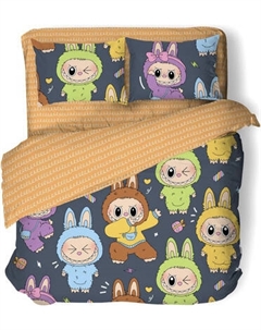 Комплект постельного белья Alleri Поплин Luxe 1.5сп / П-397